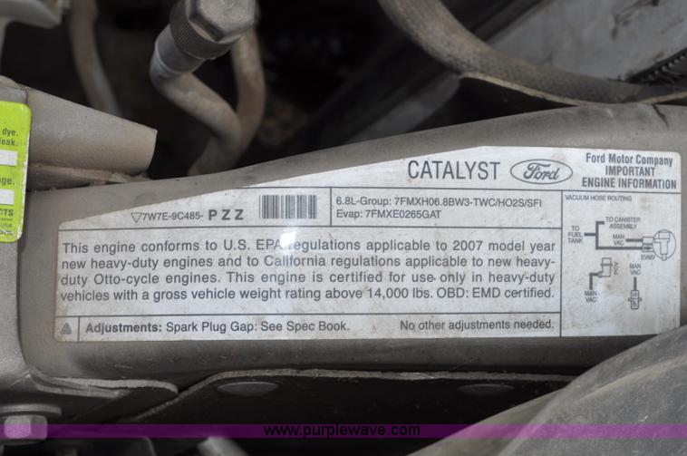 image for item F2040 2007 Ford F550 Super Duty XL utility truck with core drill