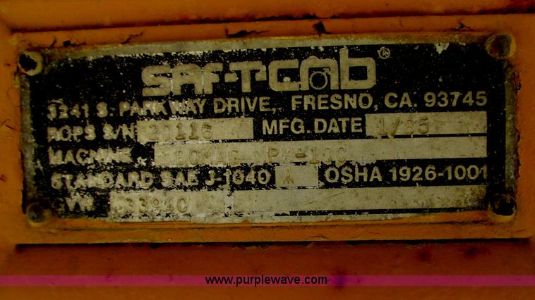 image for item F7446 1985 Bomag MPH 100R asphalt recycler