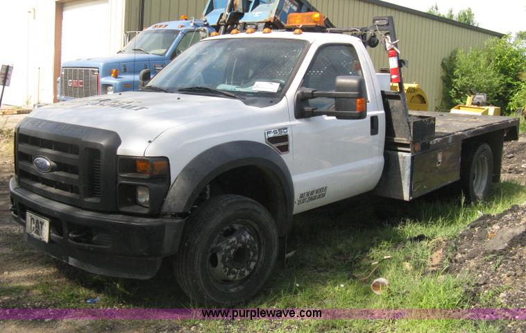 image for item H5334 2008 Ford F550 XL Super Duty flatbed truck