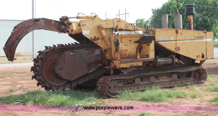 image for item H5634 1984 Vermeer T800B trencher