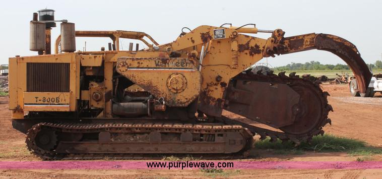 image for item H5634 1984 Vermeer T800B trencher