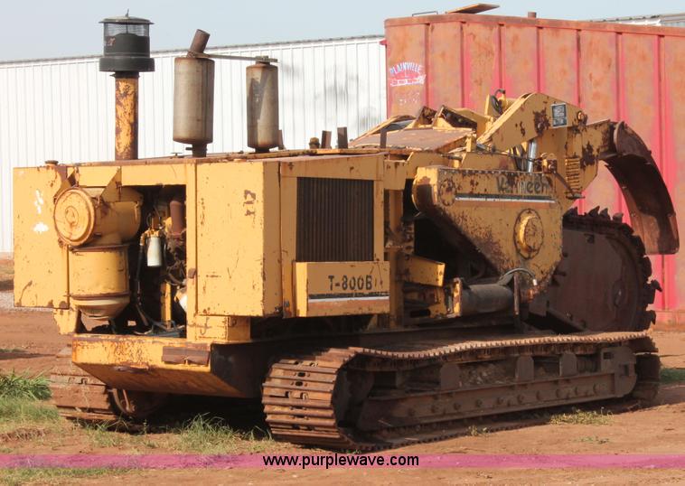 image for item H5634 1984 Vermeer T800B trencher