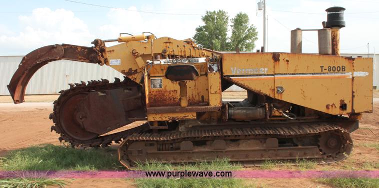 image for item H5634 1984 Vermeer T800B trencher