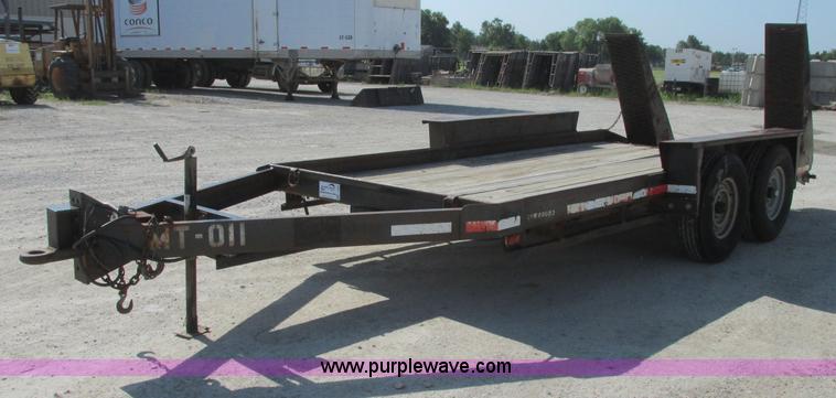 image for item I3490 1985 Belshe equipment trailer