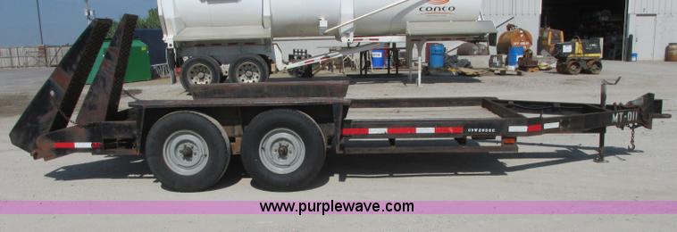 image for item I3490 1985 Belshe equipment trailer