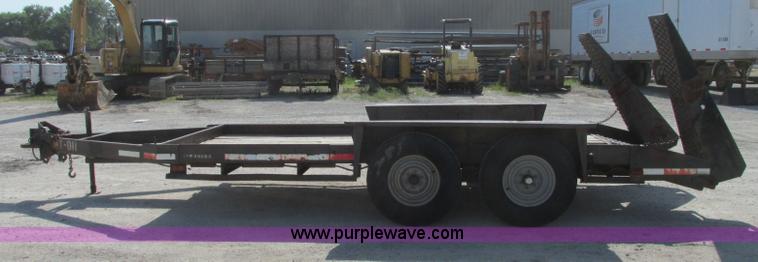 image for item I3490 1985 Belshe equipment trailer