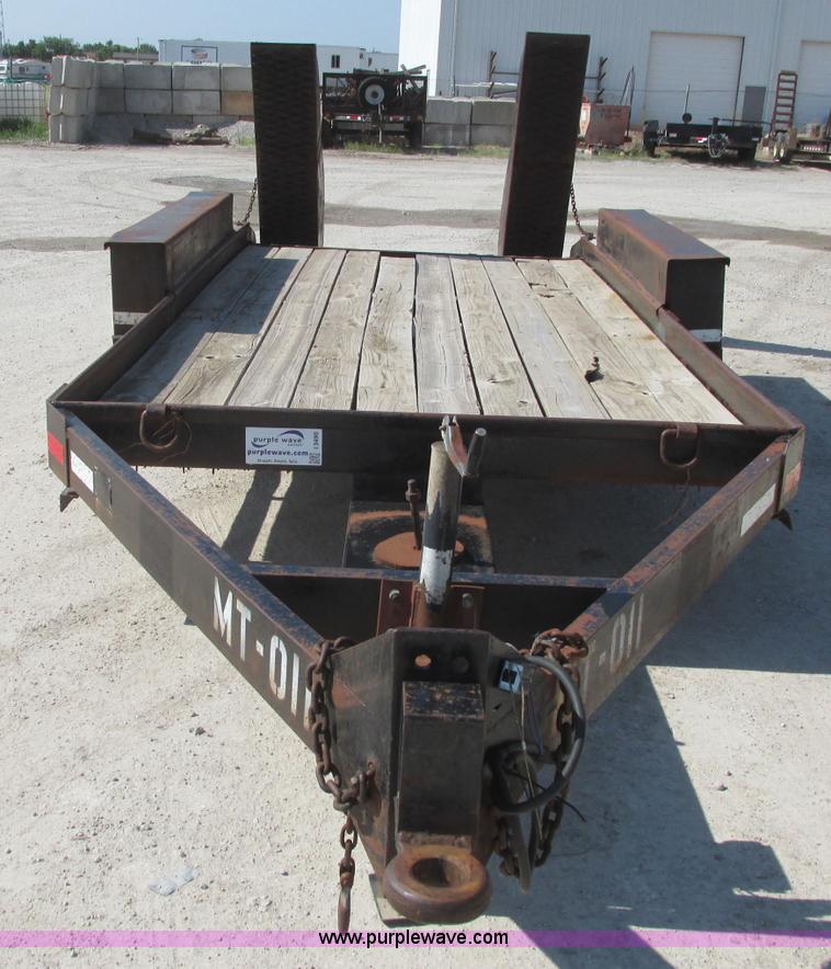 image for item I3490 1985 Belshe equipment trailer