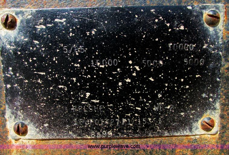 image for item I3490 1985 Belshe equipment trailer