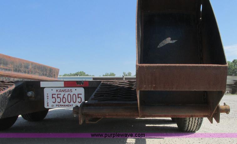 image for item I3490 1985 Belshe equipment trailer