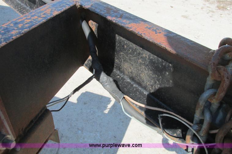 image for item I3490 1985 Belshe equipment trailer