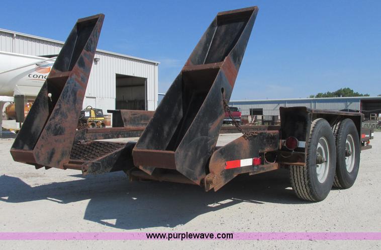 image for item I3490 1985 Belshe equipment trailer