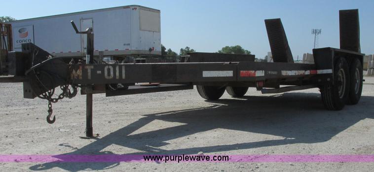 image for item I3490 1985 Belshe equipment trailer