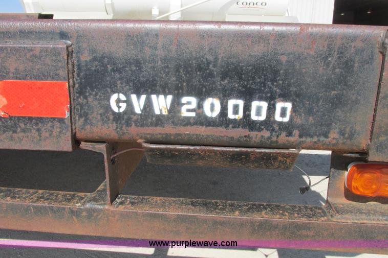 image for item I3490 1985 Belshe equipment trailer