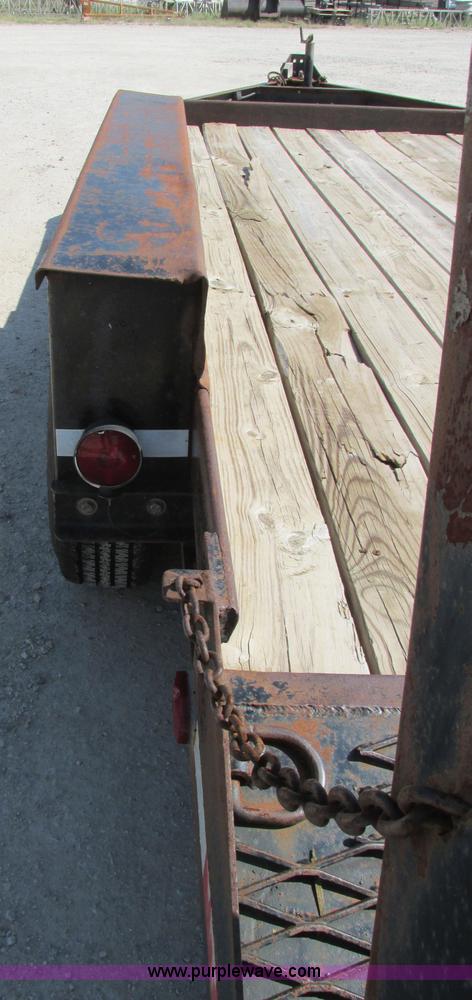 image for item I3490 1985 Belshe equipment trailer