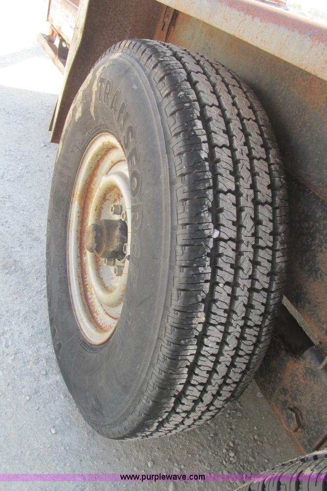 image for item I3490 1985 Belshe equipment trailer