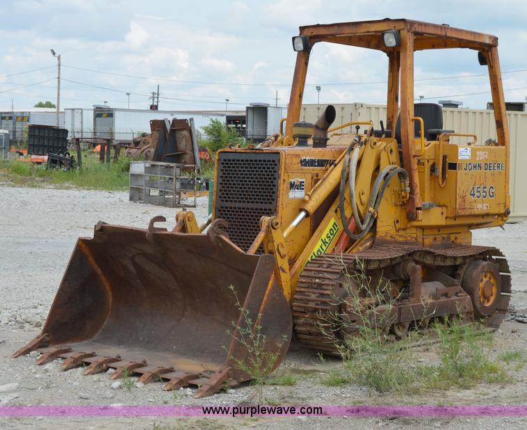 image for item I4611 1989 John Deere 455G track loader
