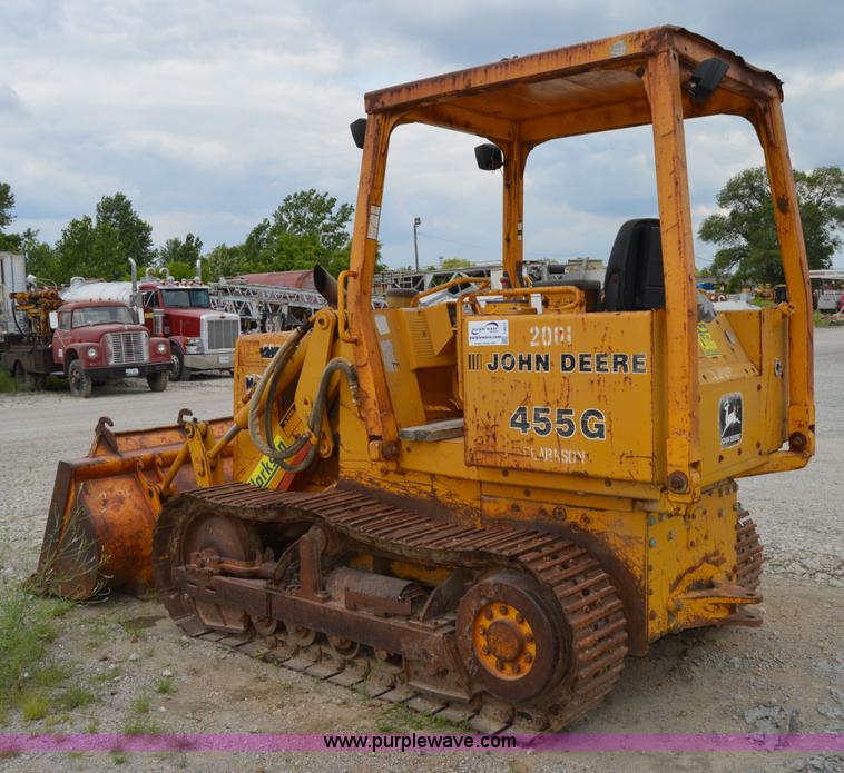 image for item I4611 1989 John Deere 455G track loader