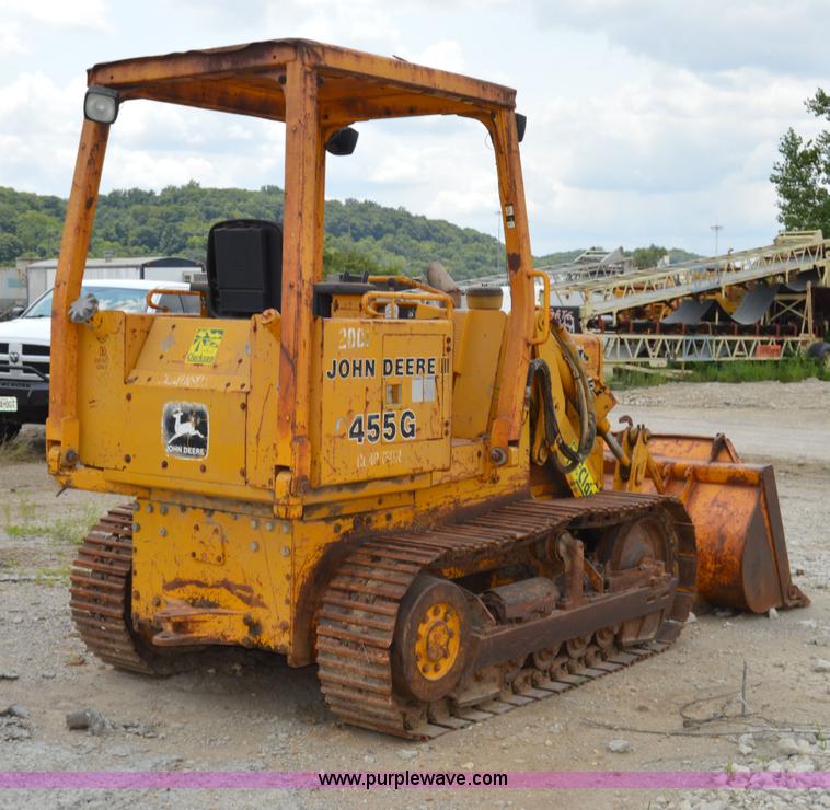 image for item I4611 1989 John Deere 455G track loader
