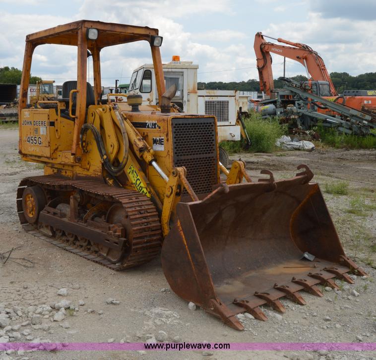 image for item I4611 1989 John Deere 455G track loader