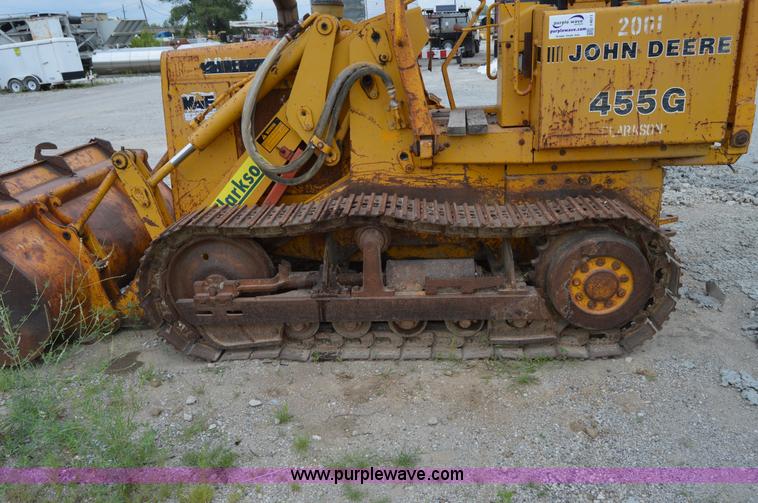 image for item I4611 1989 John Deere 455G track loader