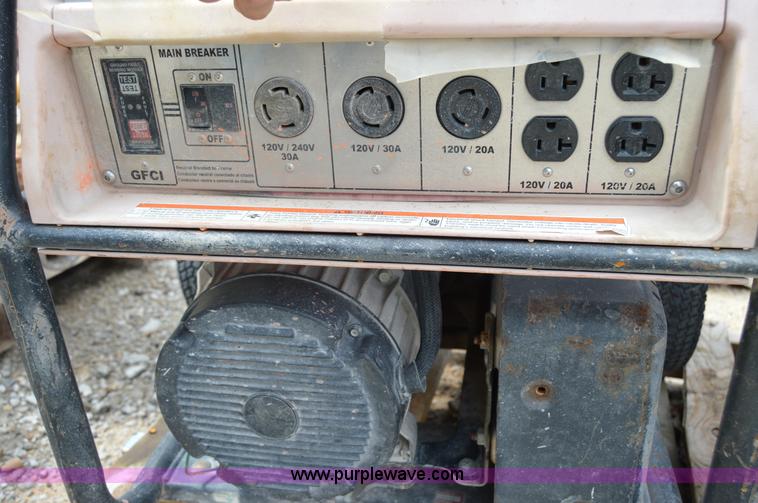 image for item I4620 Milwaukee 7,000 watt generator