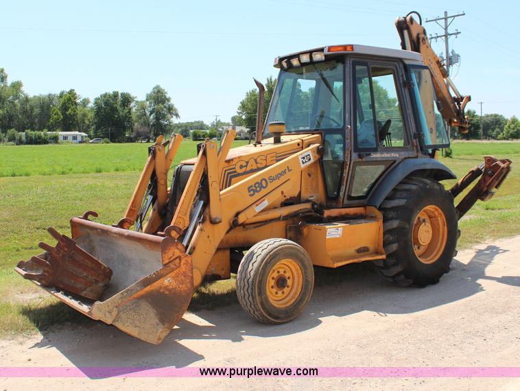 image for item J1202 1996 Case 580 Super L backhoe