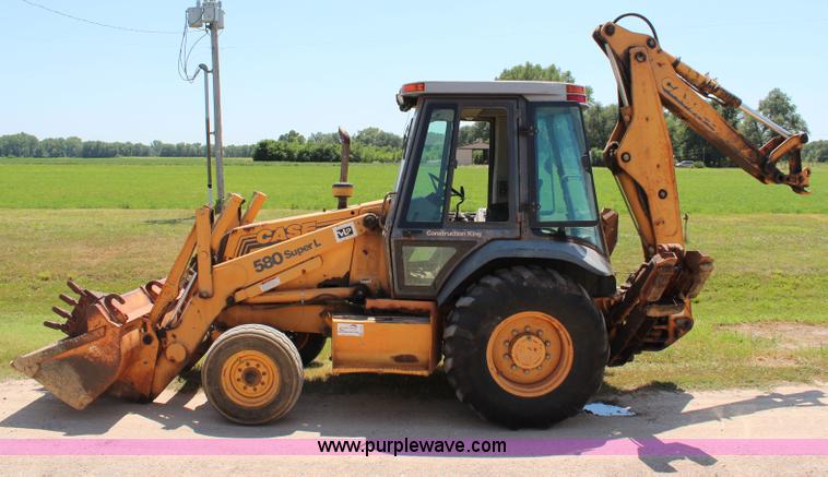 image for item J1202 1996 Case 580 Super L backhoe