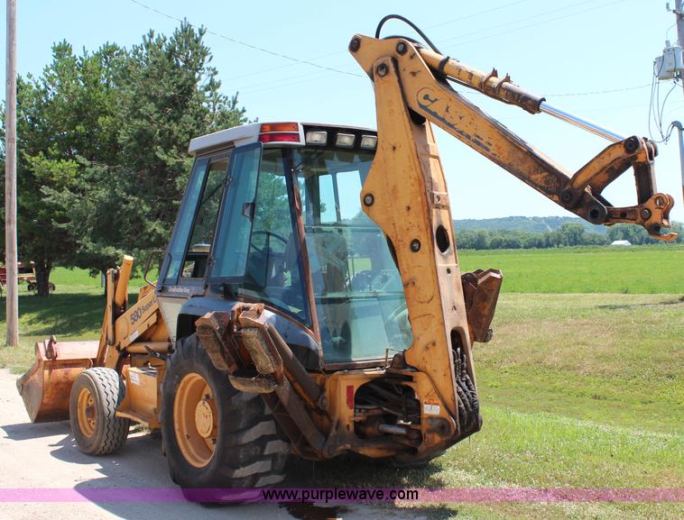 image for item J1202 1996 Case 580 Super L backhoe