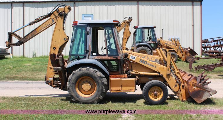 image for item J1202 1996 Case 580 Super L backhoe