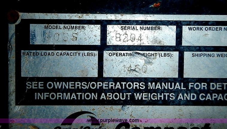 image for item J2103 Compact 90SS scat hoe skid steer attachment