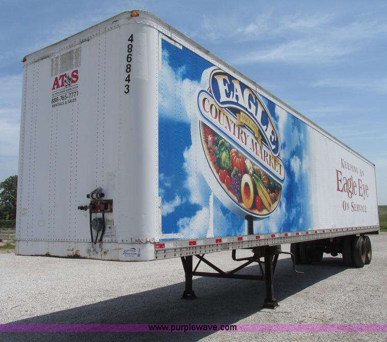 image for item F7465 1992 Wabash SA-96MC dry van trailer