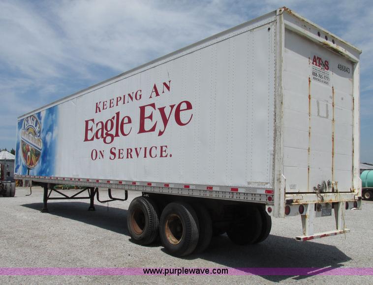 image for item F7465 1992 Wabash SA-96MC dry van trailer