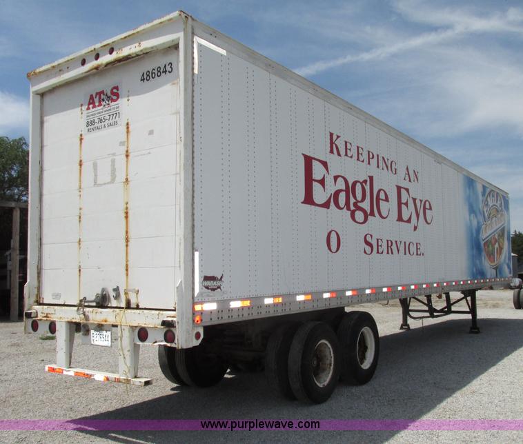 image for item F7465 1992 Wabash SA-96MC dry van trailer