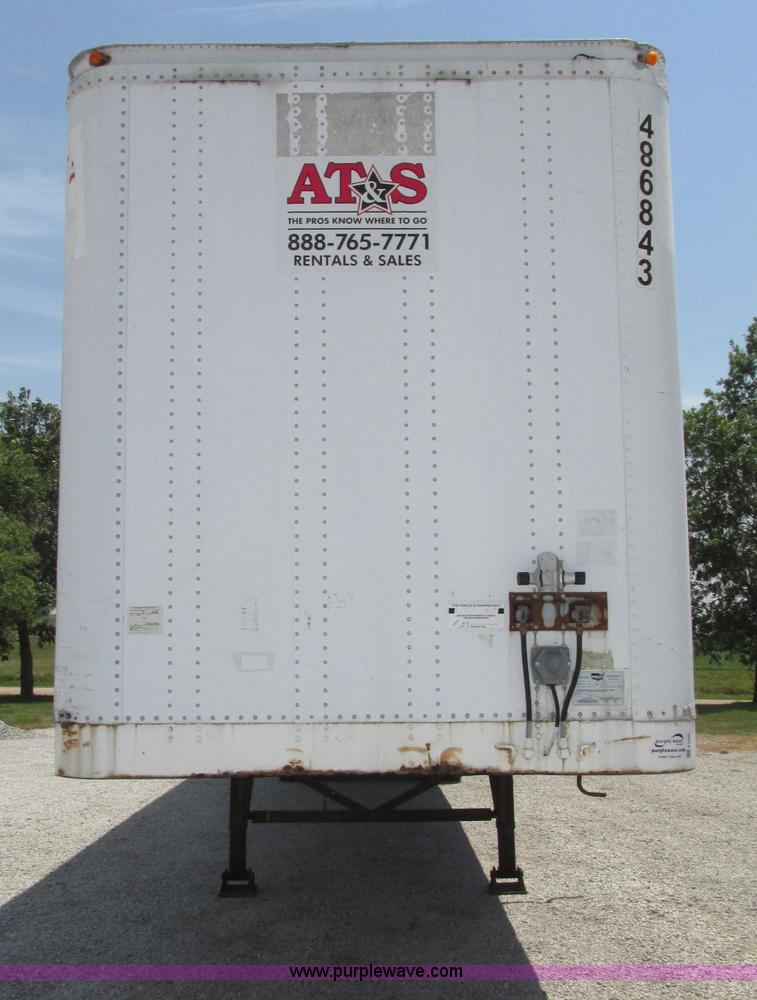 image for item F7465 1992 Wabash SA-96MC dry van trailer