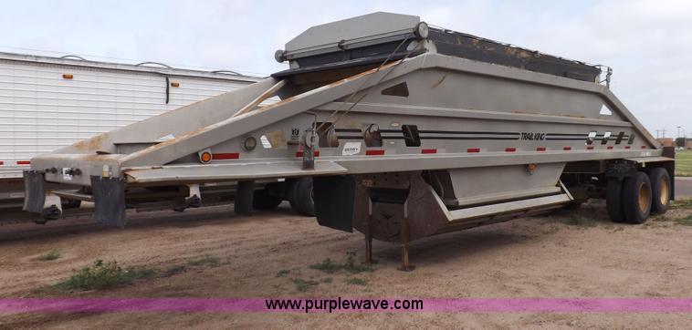 image for item H9248 1993 Trail King TKS4BD0-402 belly dump trailer