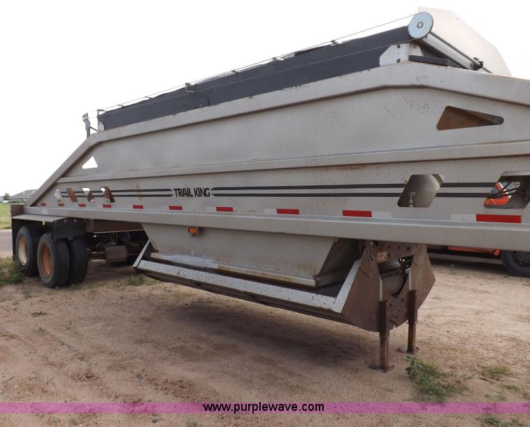image for item H9248 1993 Trail King TKS4BD0-402 belly dump trailer