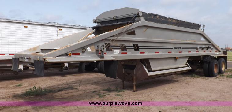 image for item H9248 1993 Trail King TKS4BD0-402 belly dump trailer