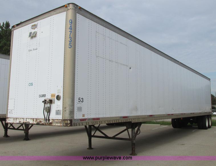 image for item I3484 1994 Wabash SA-102CW dray van trailer