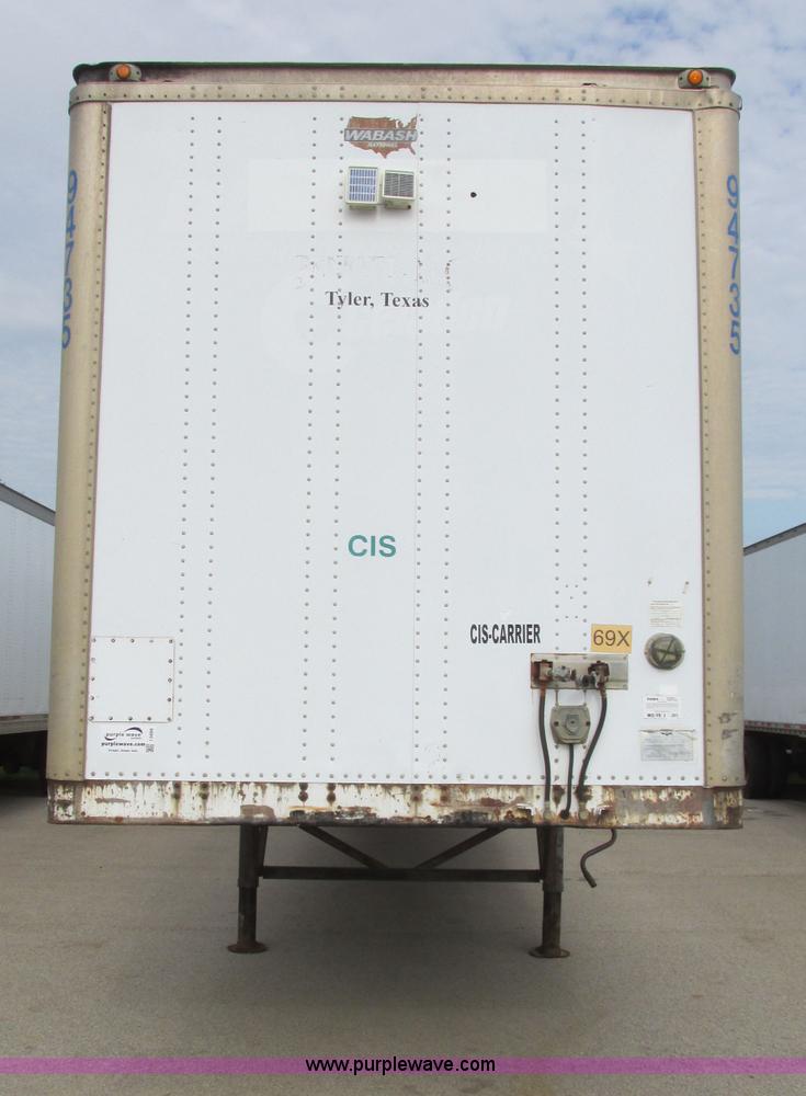 image for item I3484 1994 Wabash SA-102CW dray van trailer