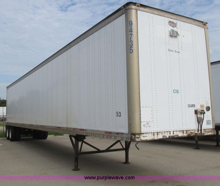 image for item I3484 1994 Wabash SA-102CW dray van trailer