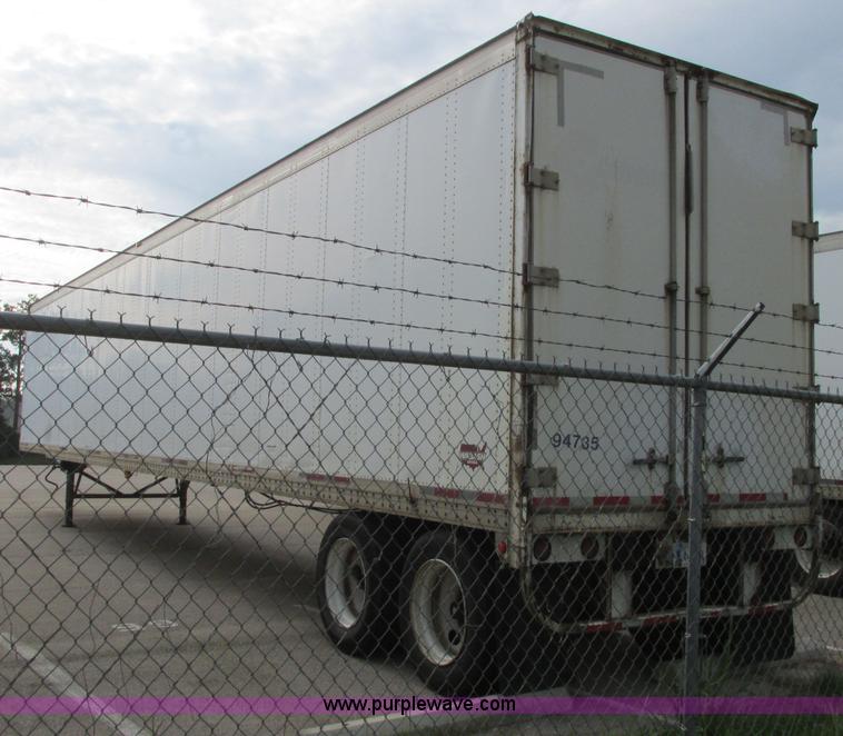 image for item I3484 1994 Wabash SA-102CW dray van trailer