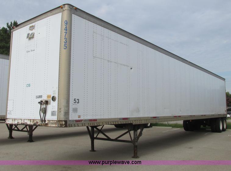 image for item I3484 1994 Wabash SA-102CW dray van trailer