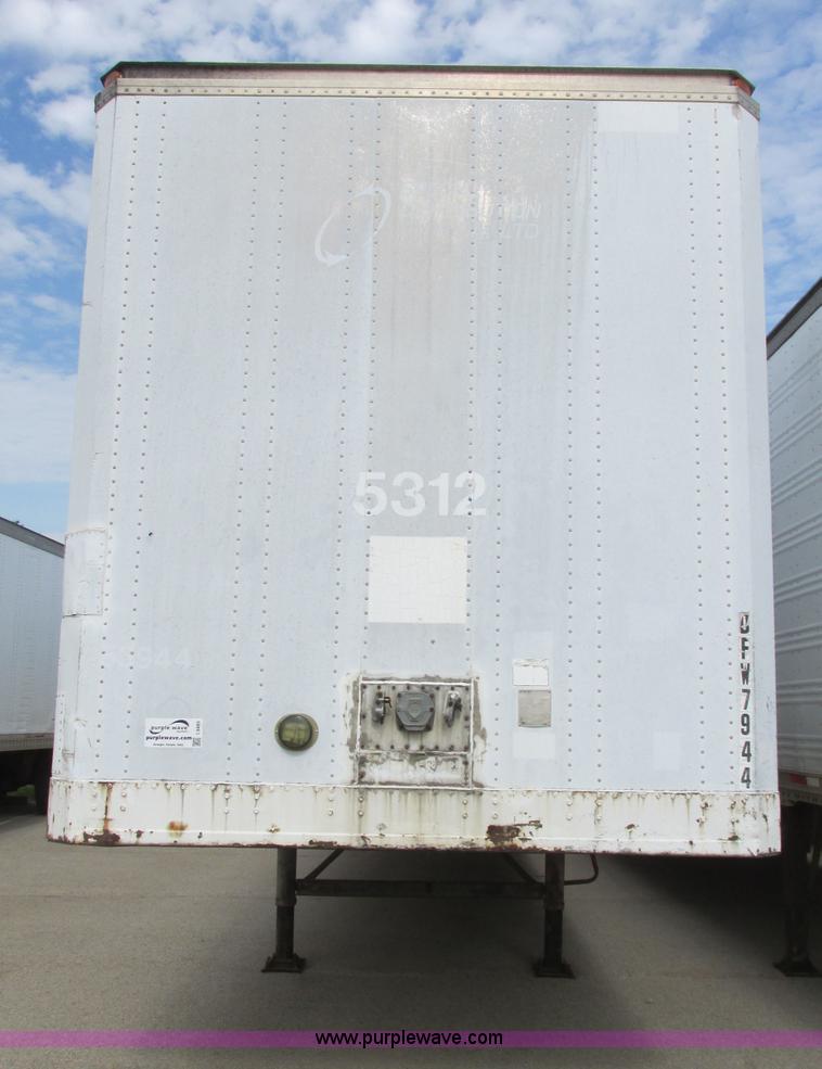 image for item I3485 1989 Stoughton ASVW-535T-S-C dry van trailer