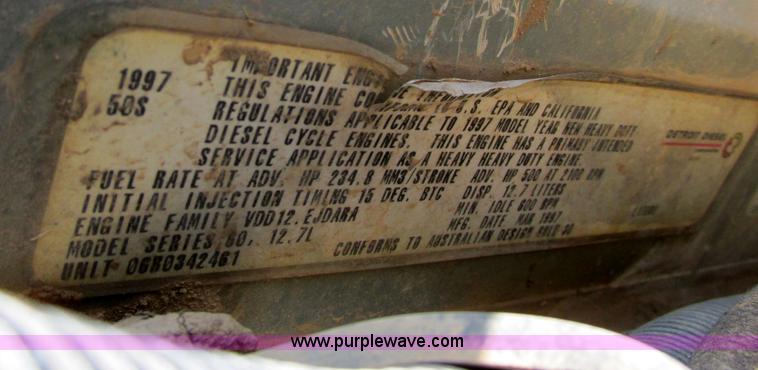 image for item I6208 1997 Kenworth T2000 semi truck