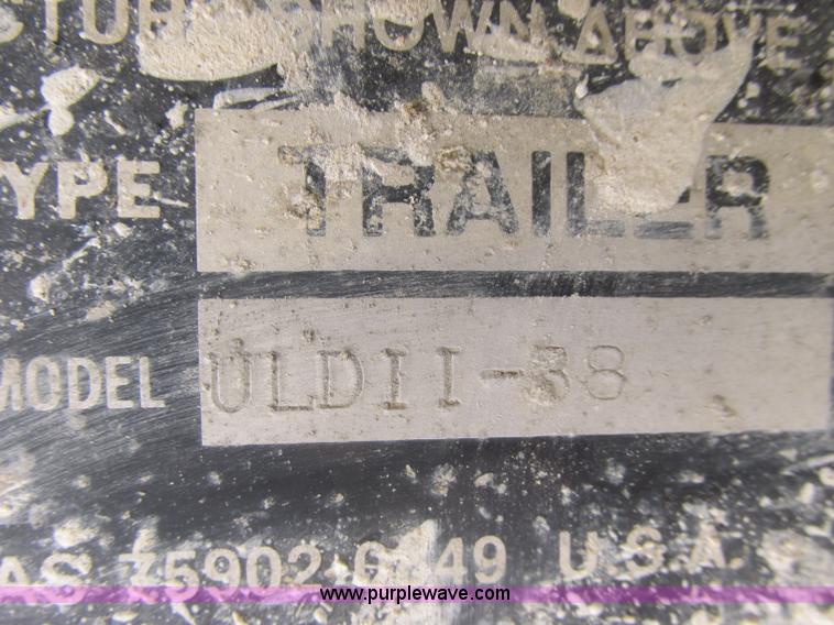 image for item J2482 1994 Lufkin ULDII-38 trailer