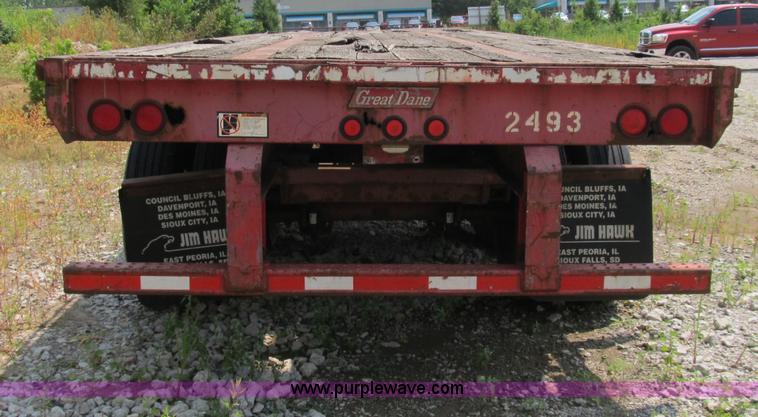 image for item Z9186 1995 Great Dane flatbed trailer
