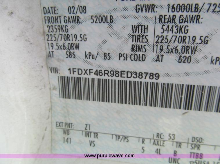 image for item H8870 2008 Ford F450 Super Duty XL service truck