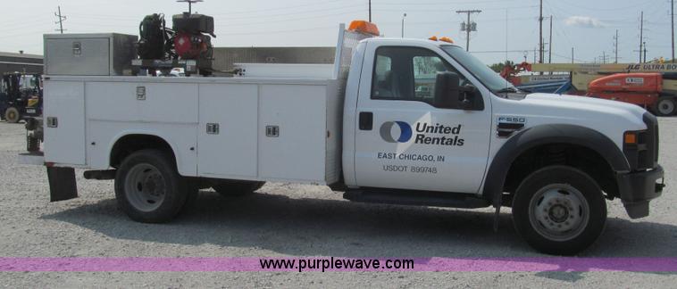 image for item H8880 2008 Ford F550 Super Duty XL service truck