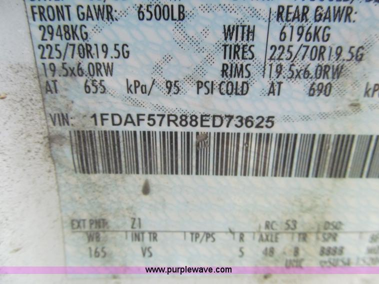 image for item H8880 2008 Ford F550 Super Duty XL service truck