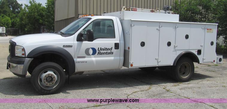 image for item H8883 2007 Ford F550 Super Duty XL service truck
